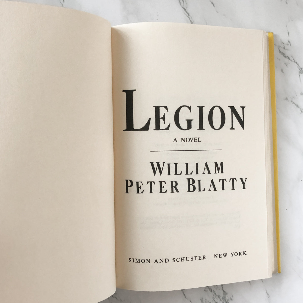 legion book william peter blatty